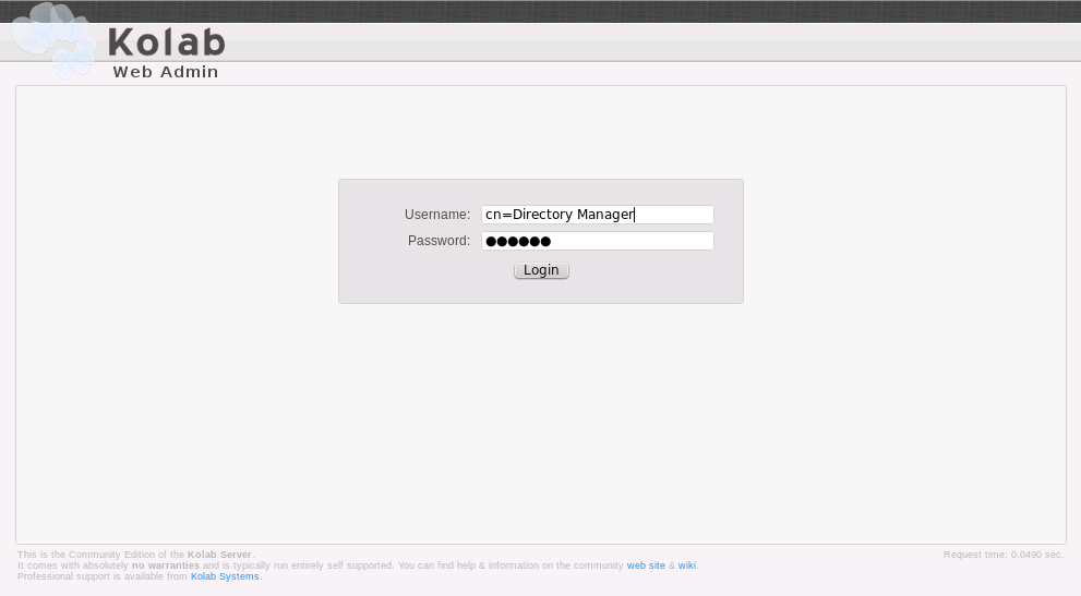 Kolab-webadmin login.png