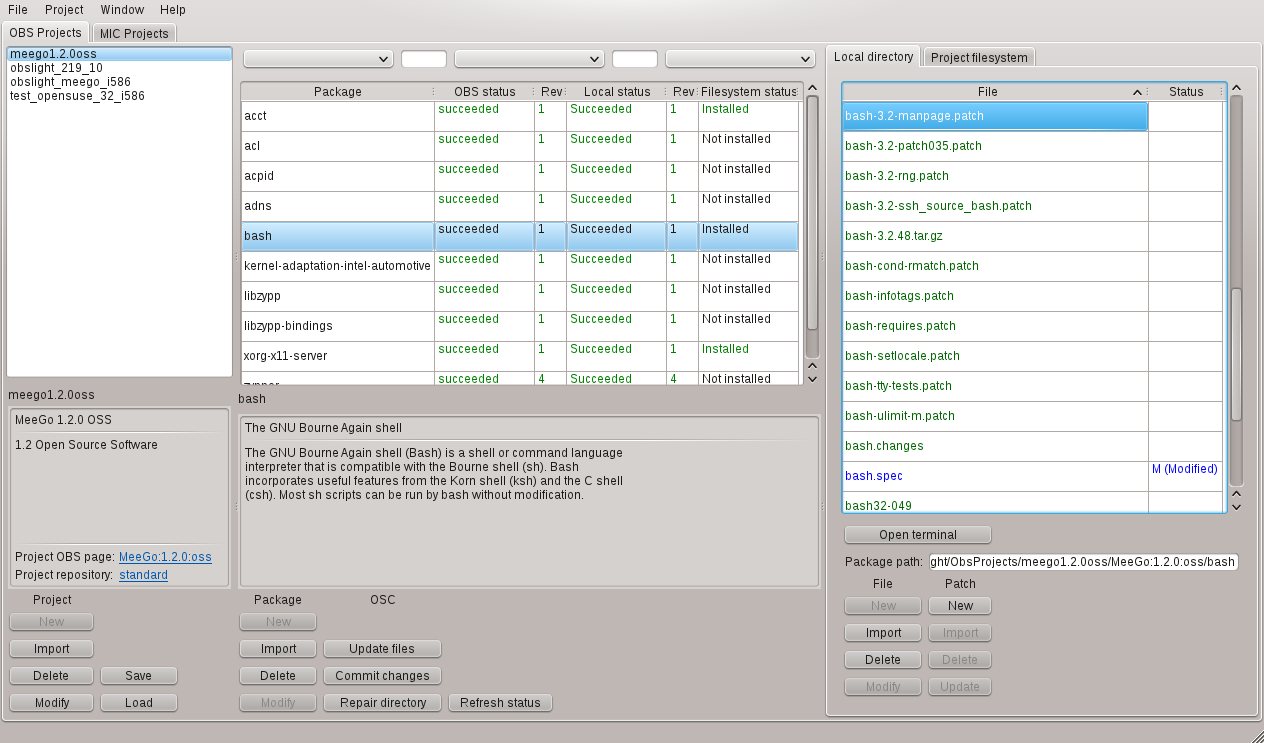 OBS Light GUI main window